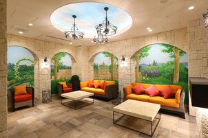 Sala de estar en el lobby