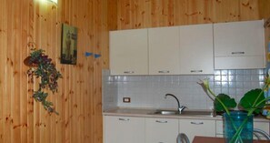 Fridge, stovetop, cookware/dishes/utensils