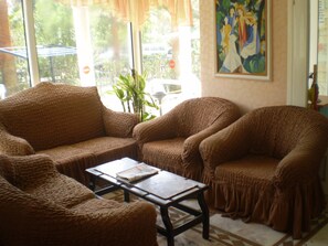 Lobby sitting area