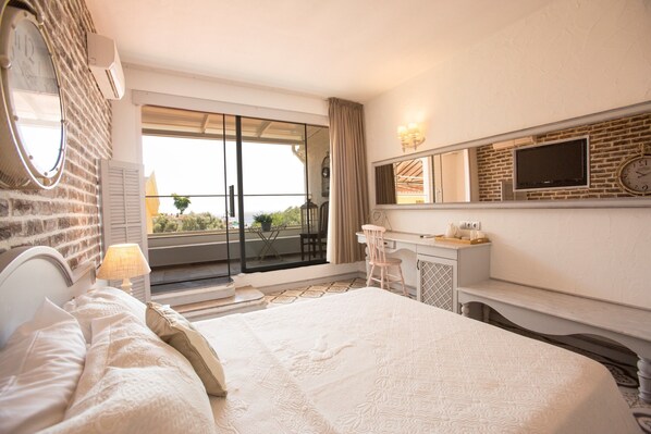 Premium Double Room, Sea View | View from room