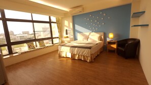 Desk, rollaway beds, free WiFi