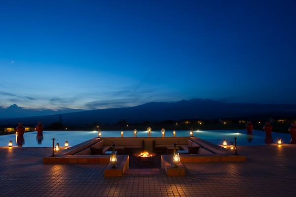 Blick von der Unterkunft