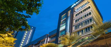 Front of property - evening/night