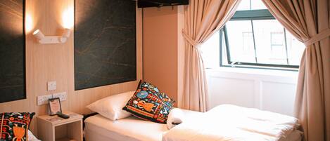 Een kluis op de kamer, gratis wifi, beddengoed