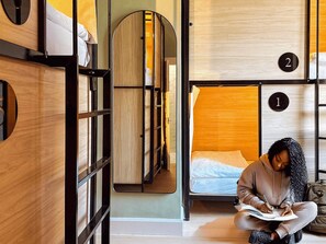 Standard Shared Dormitory, Women only, Ensuite (Sleep 6) | In-room safe, free WiFi, bed sheets