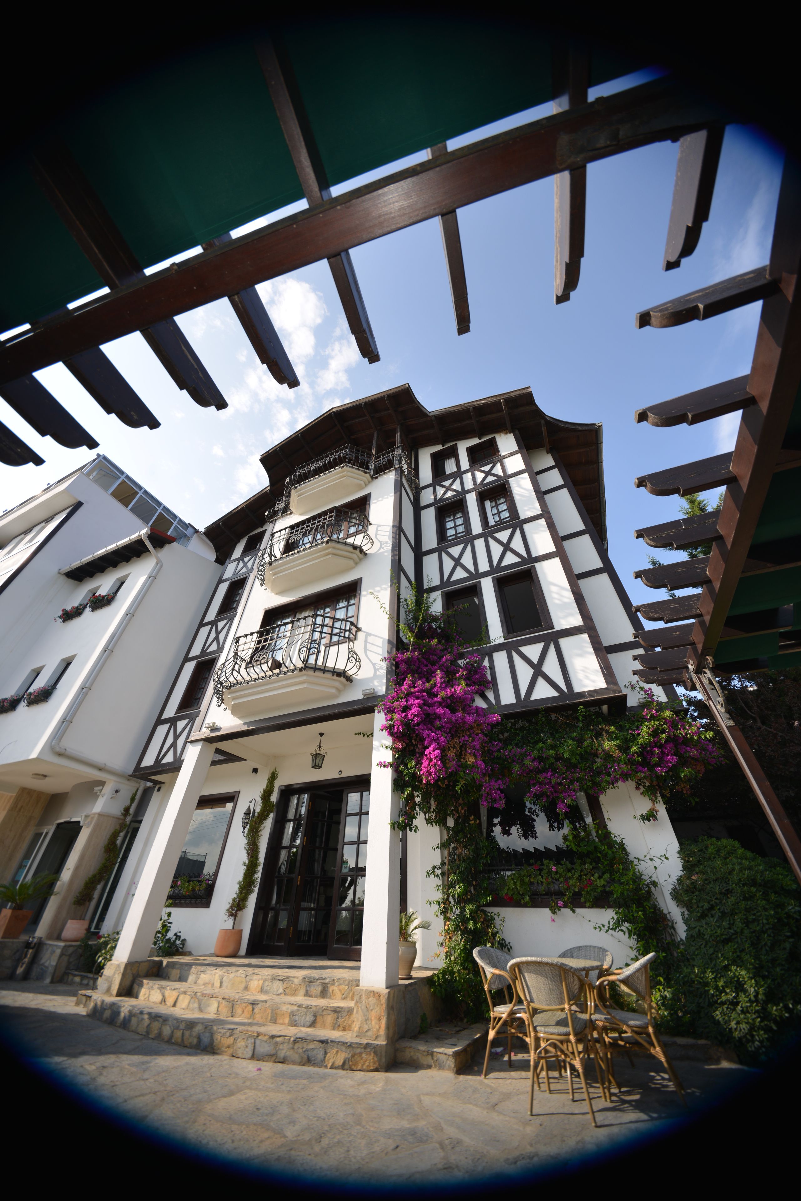 Façade de l’hébergement