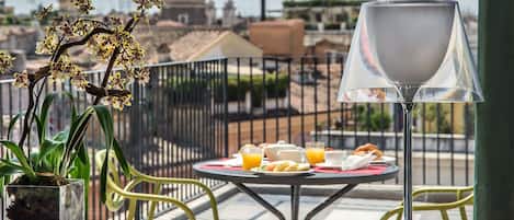 Penthouse, terrasse, vue ville | Terrasse/Patio