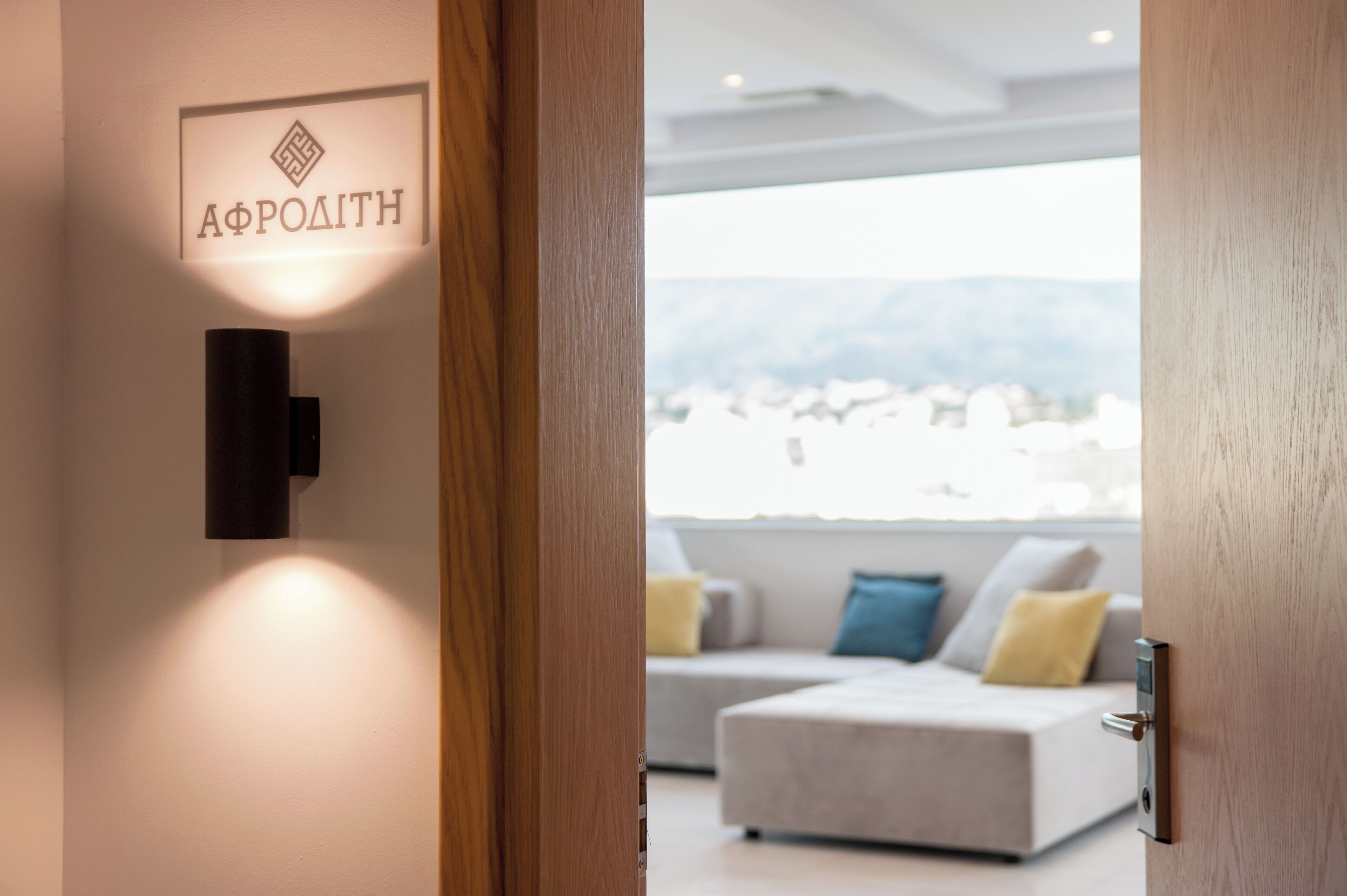 Penthouse, Acropolis View | Living area | 42-inch flat-screen TV with satellite channels, TV