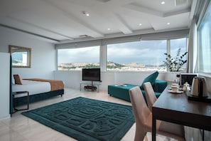 Cobertura (Acropolis View) | 1 quarto, roupas de cama premium, frigobar, cofres nos quartos