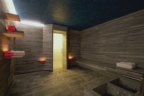Sauna, aromatherapy, hot stone massages, deep-tissue massages