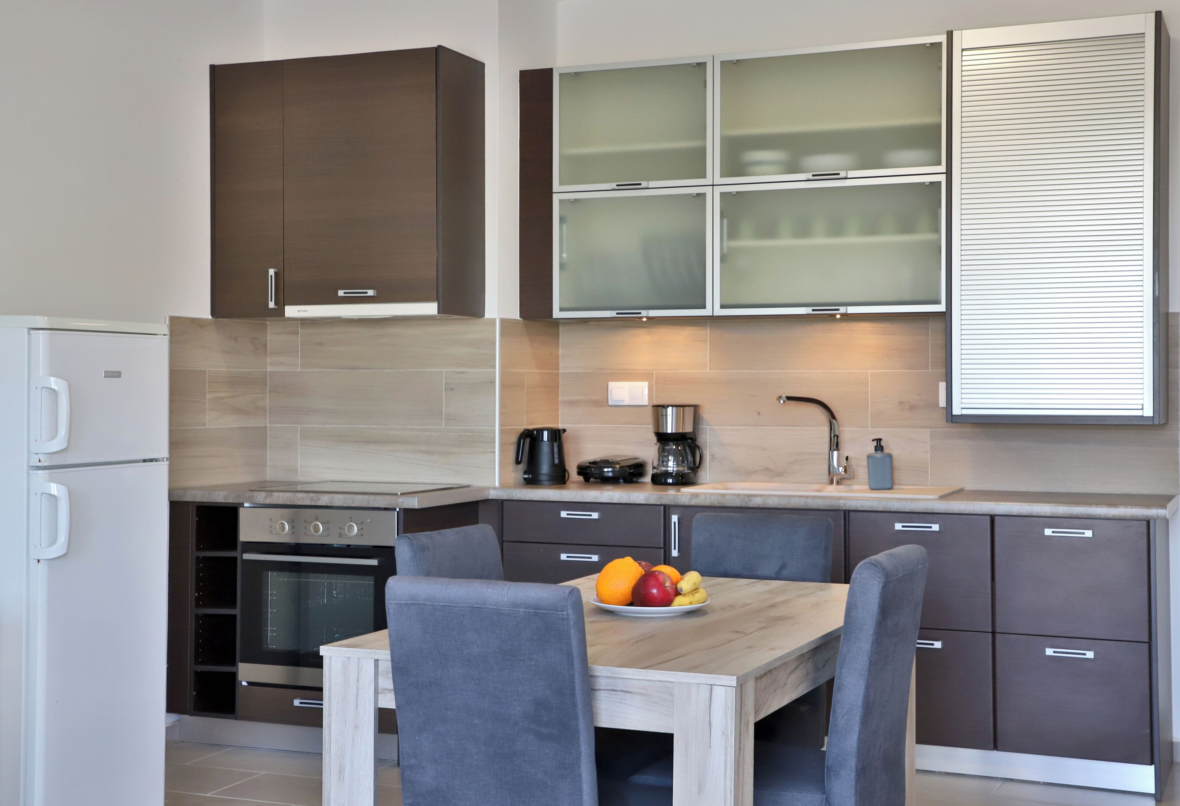 Two Bedroom Apartment Bay View | Cuisine privée | Réfrigérateur, plaque de cuisson, cafetière/bouilloire