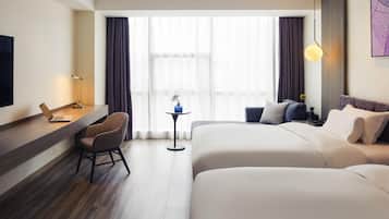 Privilege, Kamar, 2 Tempat Tidur Twin, akses difabel | 1 kamar tidur, seprai premium, dan selimut bulu angsa