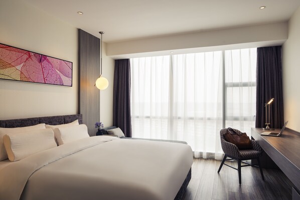 Ropa de cama de alta calidad, edredón y camas con pillow-top
