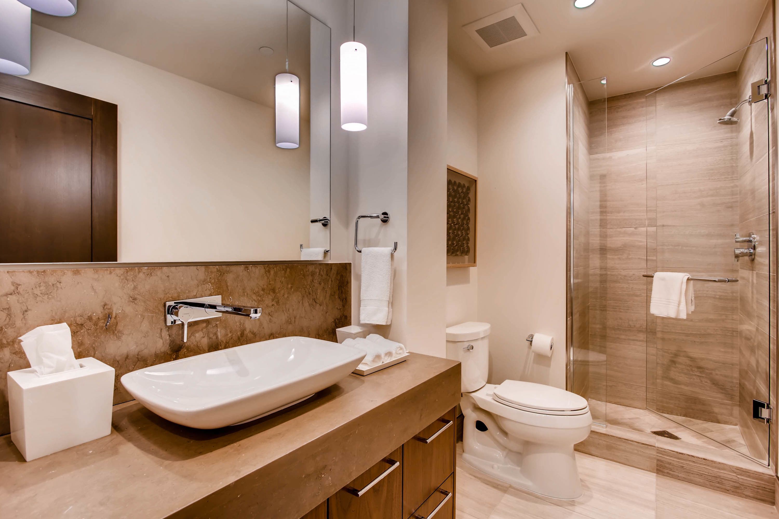 free toiletries, hair dryer, bathrobes, towels