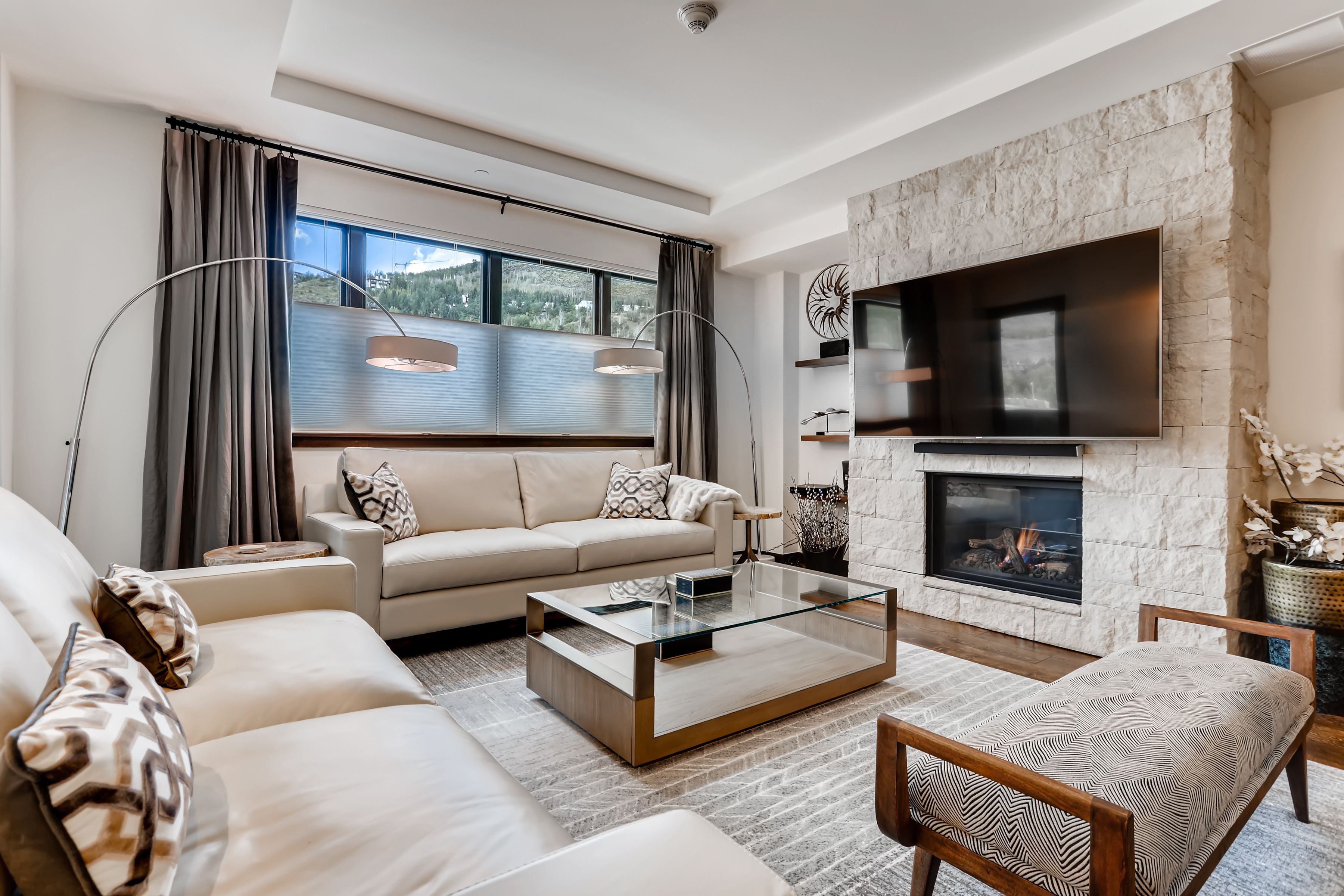 premium condo, 2 bedrooms | living area | flat-screen tv