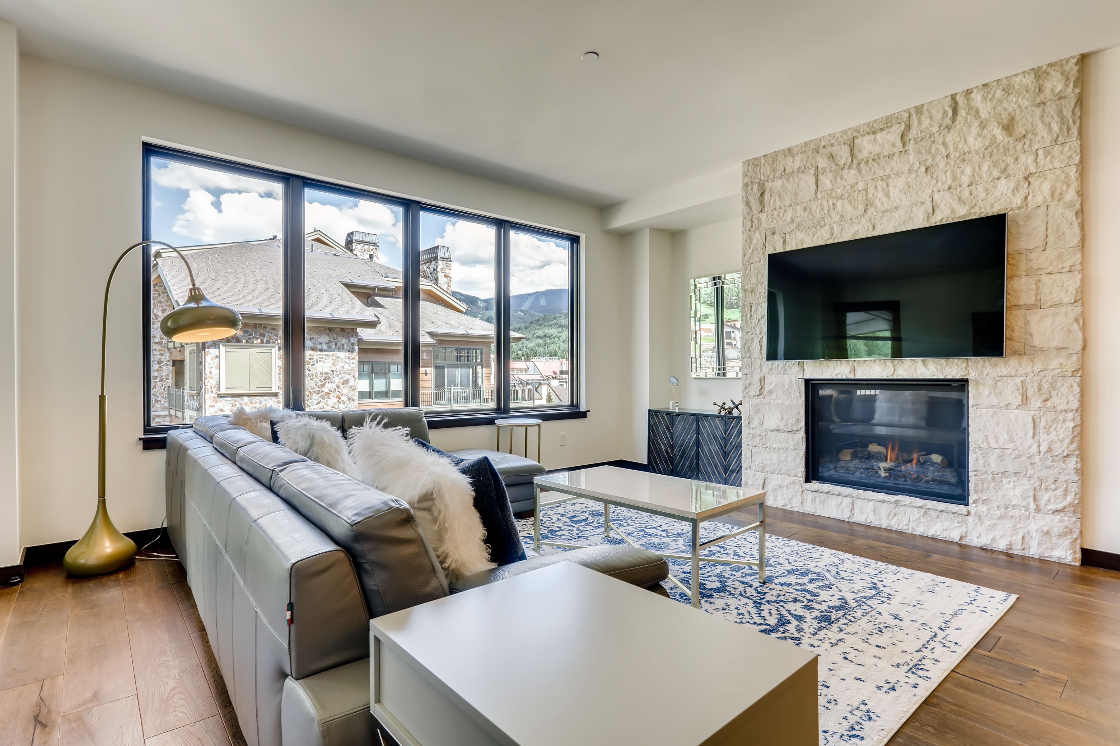 premium condo, 2 bedrooms | living room | flat-screen tv