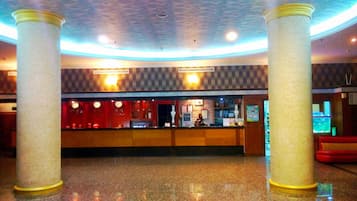 Check-in/check-out kiosk