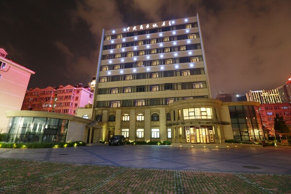 Front of property – evening/night