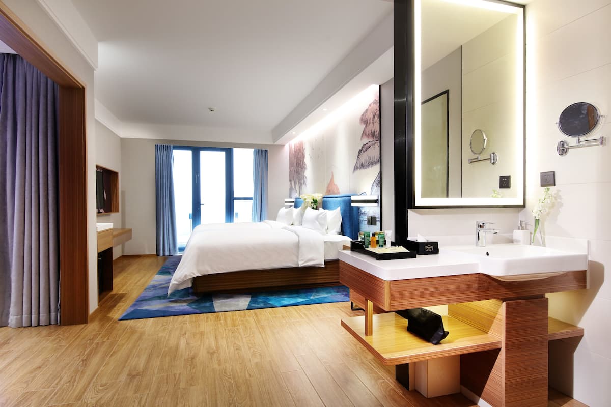 superior room, 2 single beds, river view | view from room