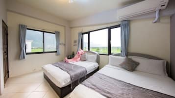 Quadruple Room | Individually decorated, individually furnished, blackout drapes