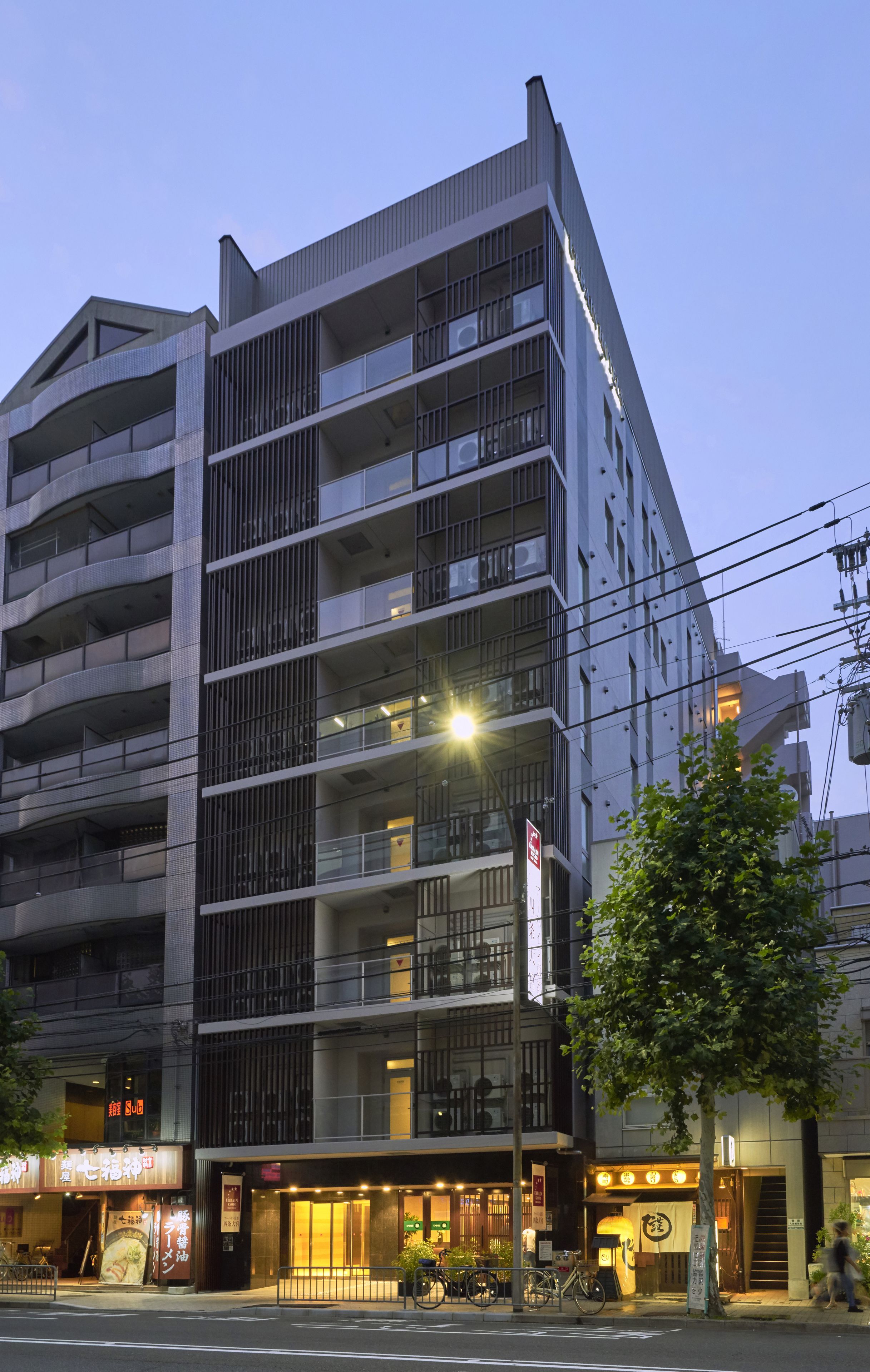 front of property – evening/night