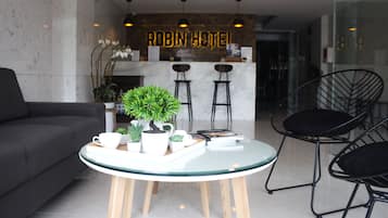 Sala de estar en el lobby