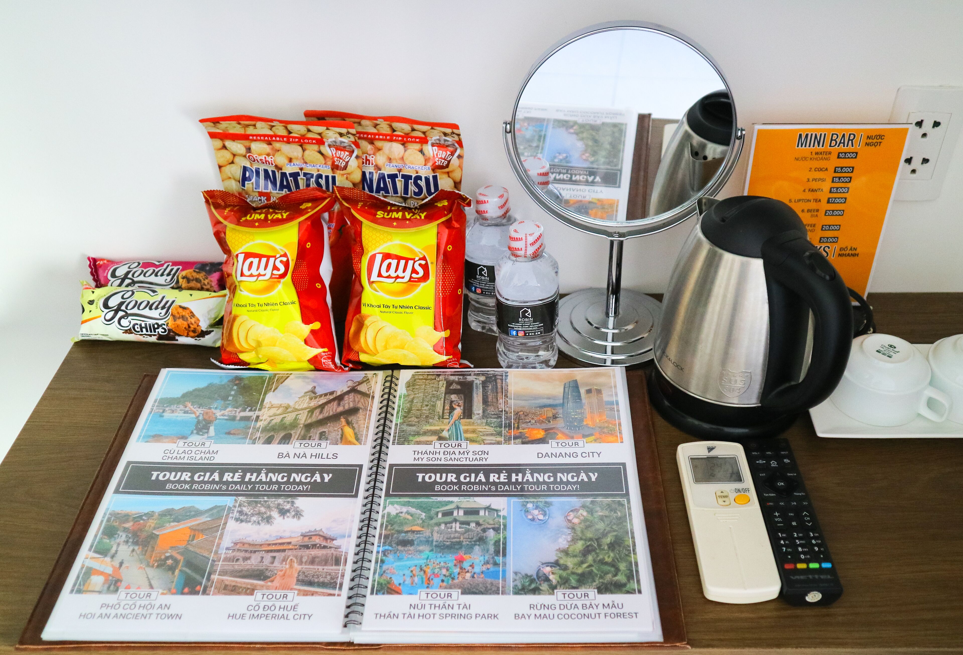 minibar, in-room safe, desk, free wifi