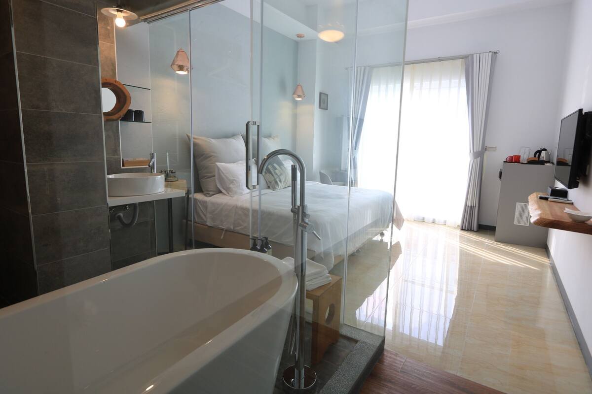 Habitación doble Deluxe (2) | Tina profunda