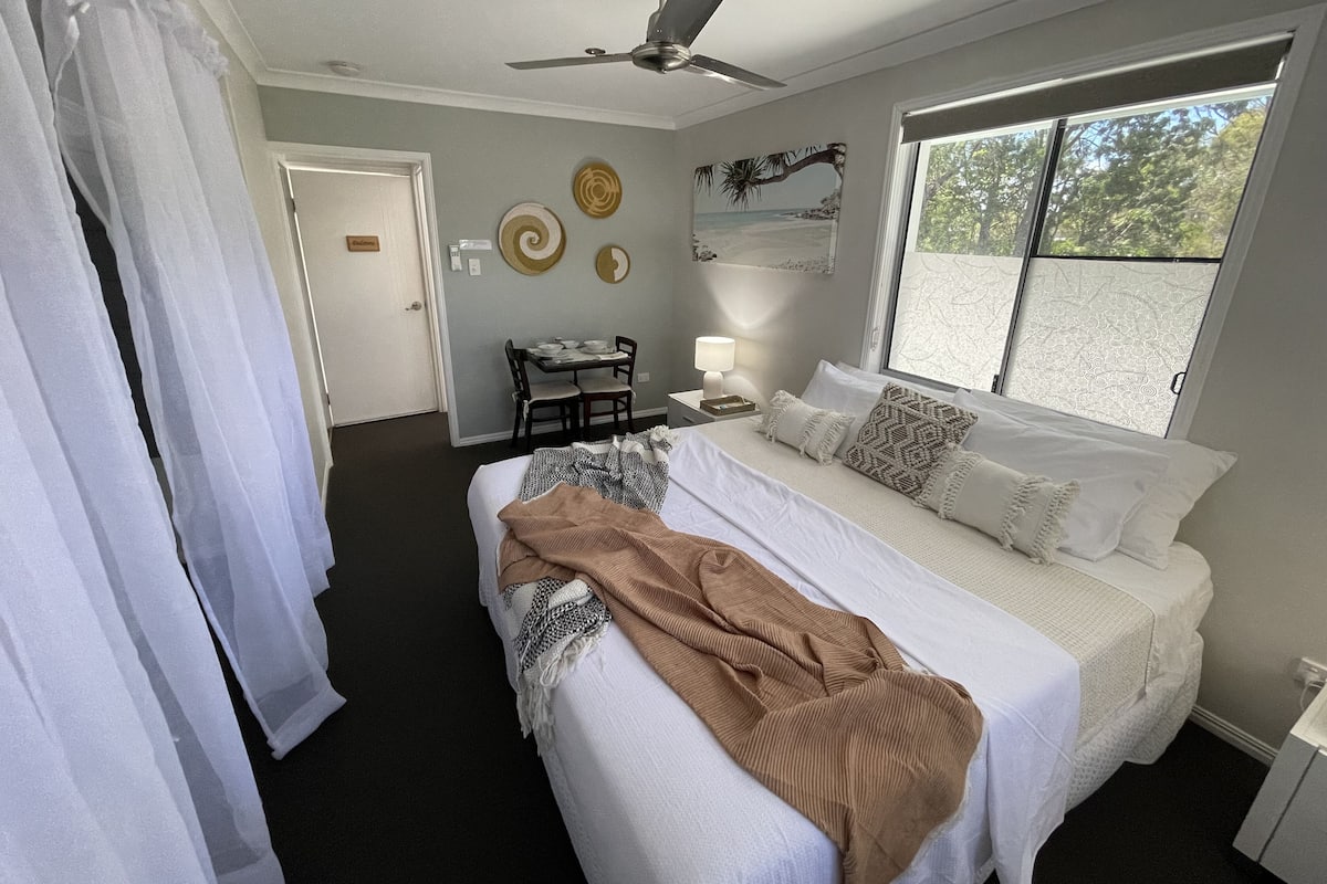 더블룸 또는 트윈룸, 침실 1개 (Padstow - King Room with Ensuite) | 1 개의 침실, 고급 침구, 방음 설비, 다리미/다리미판