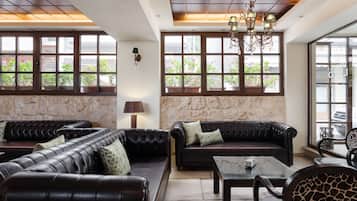 Sala de estar en el lobby