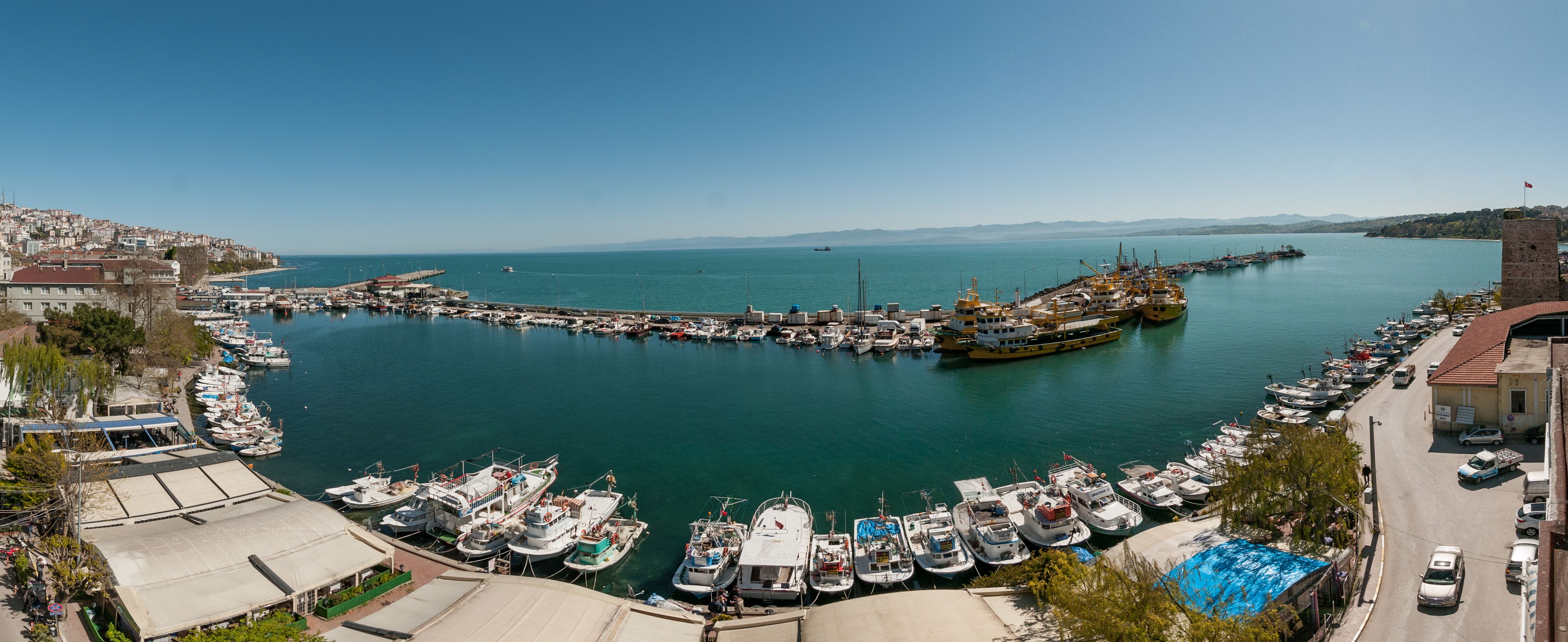 Blick von der Unterkunft