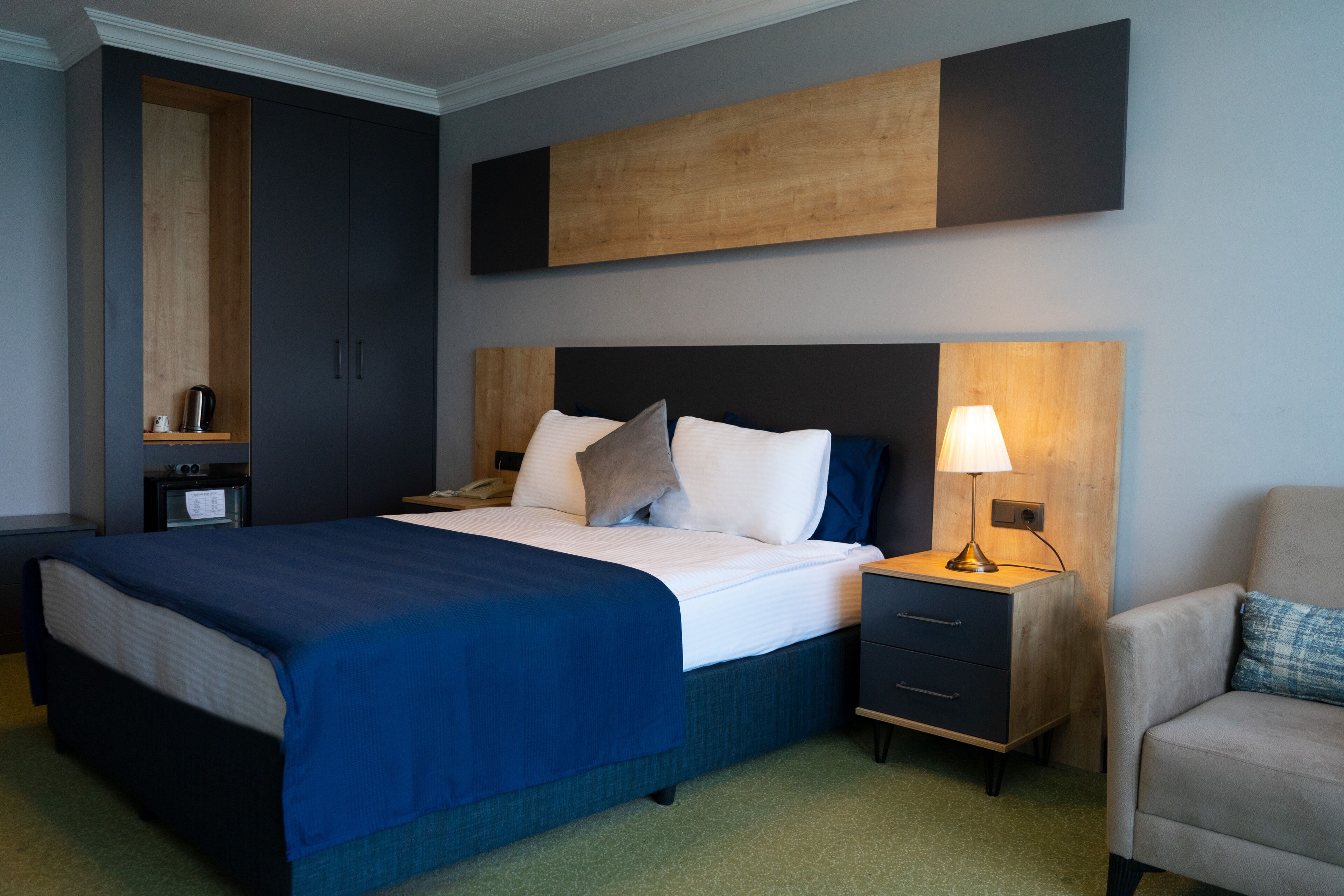 standard double room, 1 bedroom, sea view | 1 bedroom, premium bedding, minibar, desk