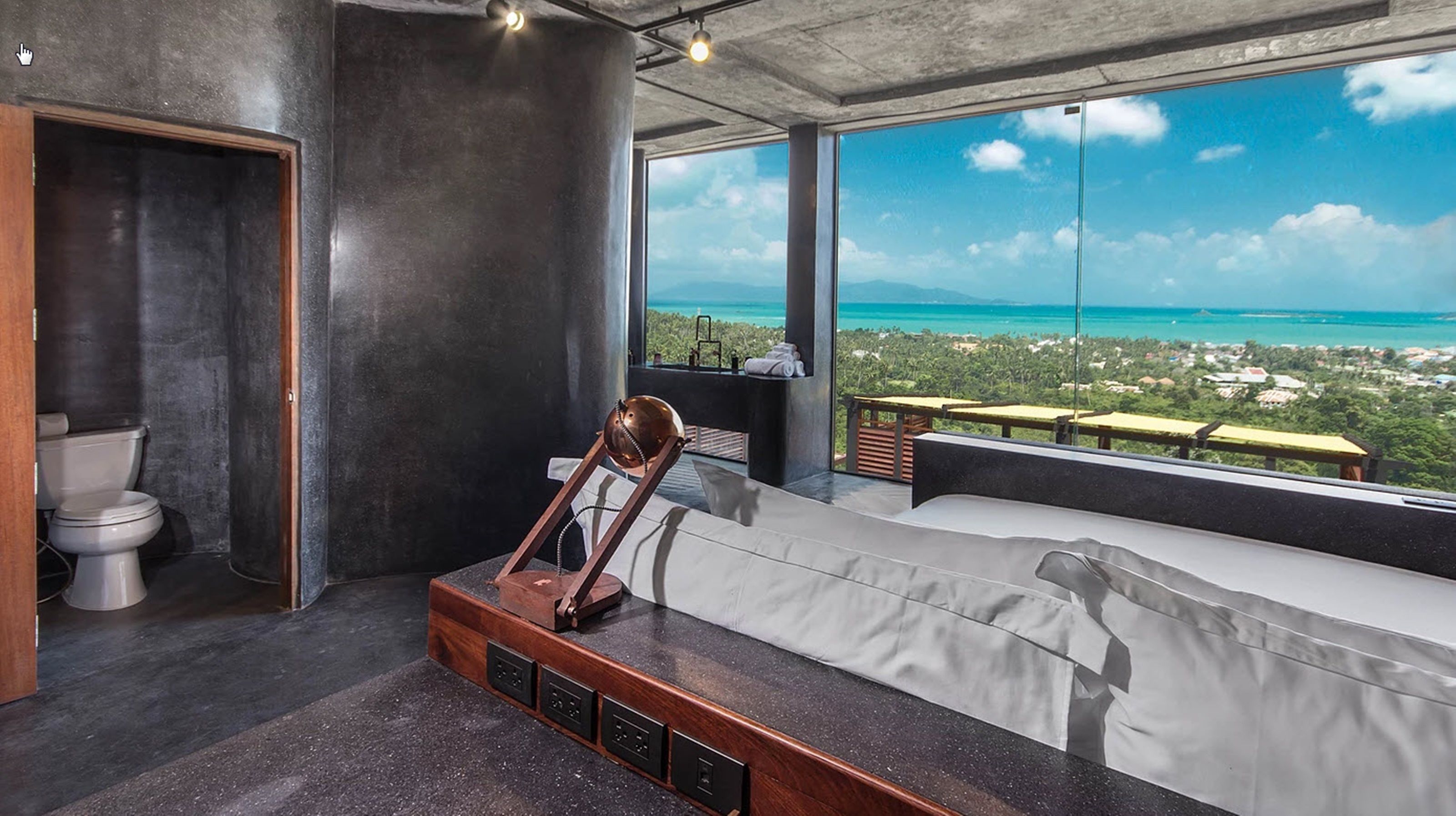 Love Studio Villa with Jacuzzi  | Roupas de cama premium, frigobar (abastecido com alguns itens grátis)