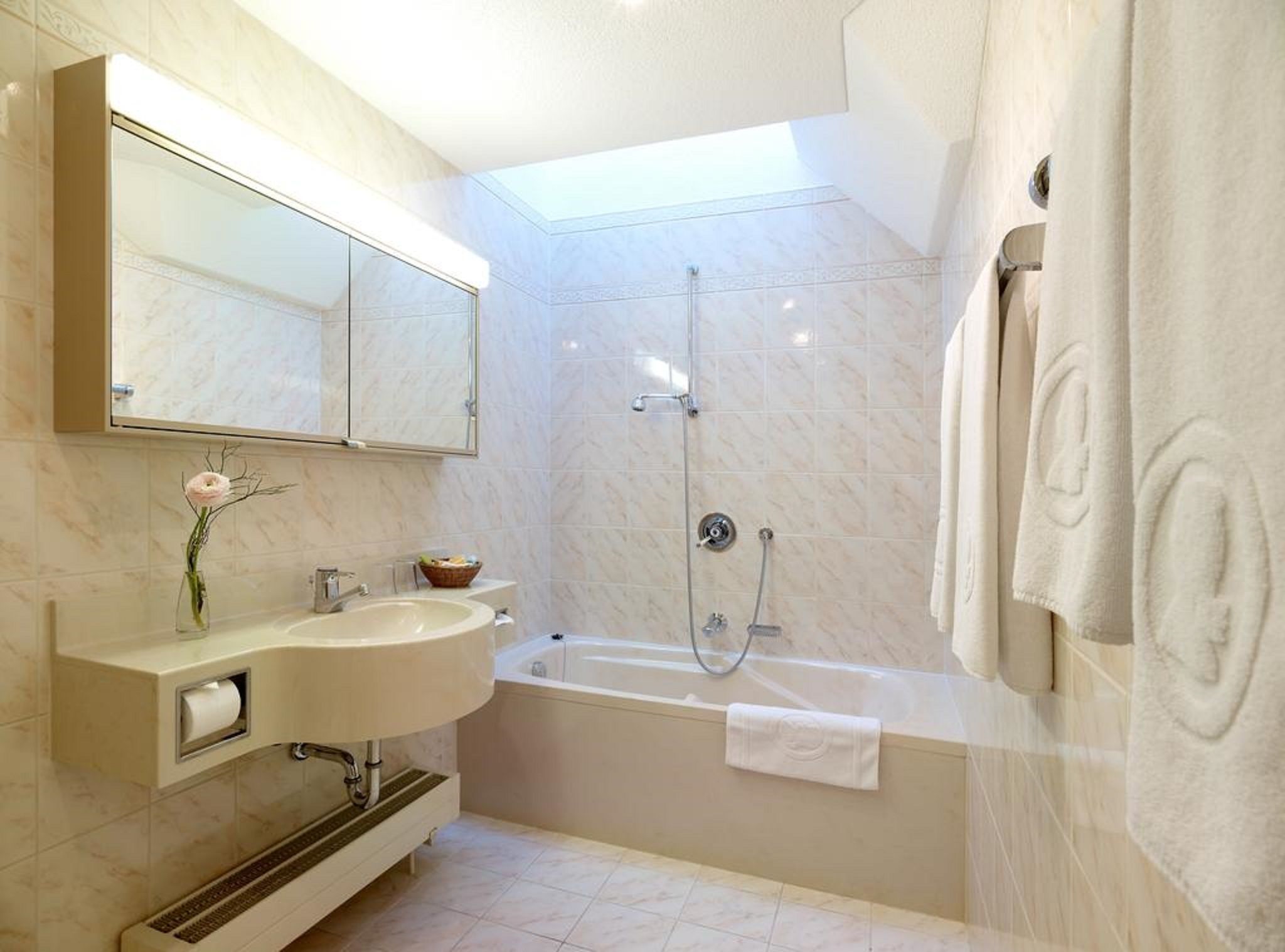apartment | bathroom | combined shower/bathtub, free toiletries, hair dryer, towels