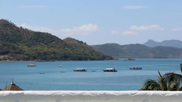 Blick von der Unterkunft