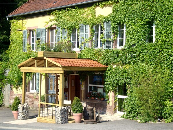 Fassade der Unterkunft