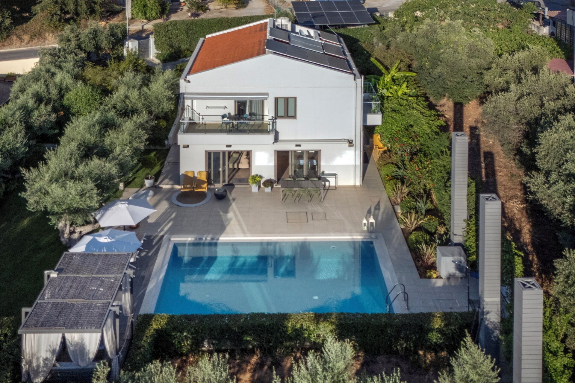 Villa, 3 Bedrooms, Garden View | Terrace/patio