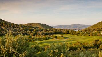 Blick von der Unterkunft