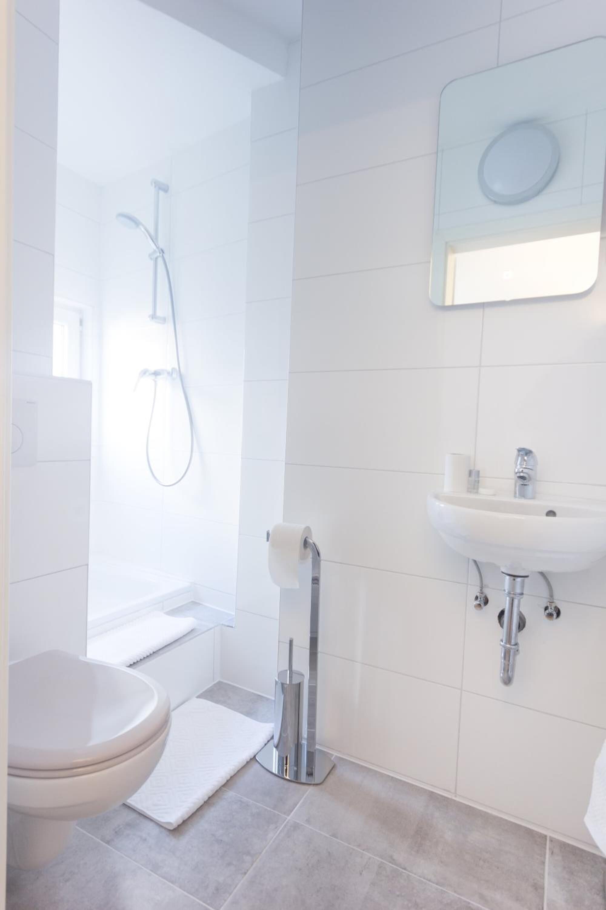 free toiletries, hair dryer, towels