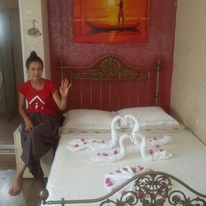 Ropa de cama de alta calidad y minibar