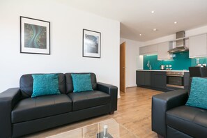 Premium Apartment, 2 Bedrooms | Living area