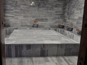 Sauna, bilik wap, mandi tangas / hammam