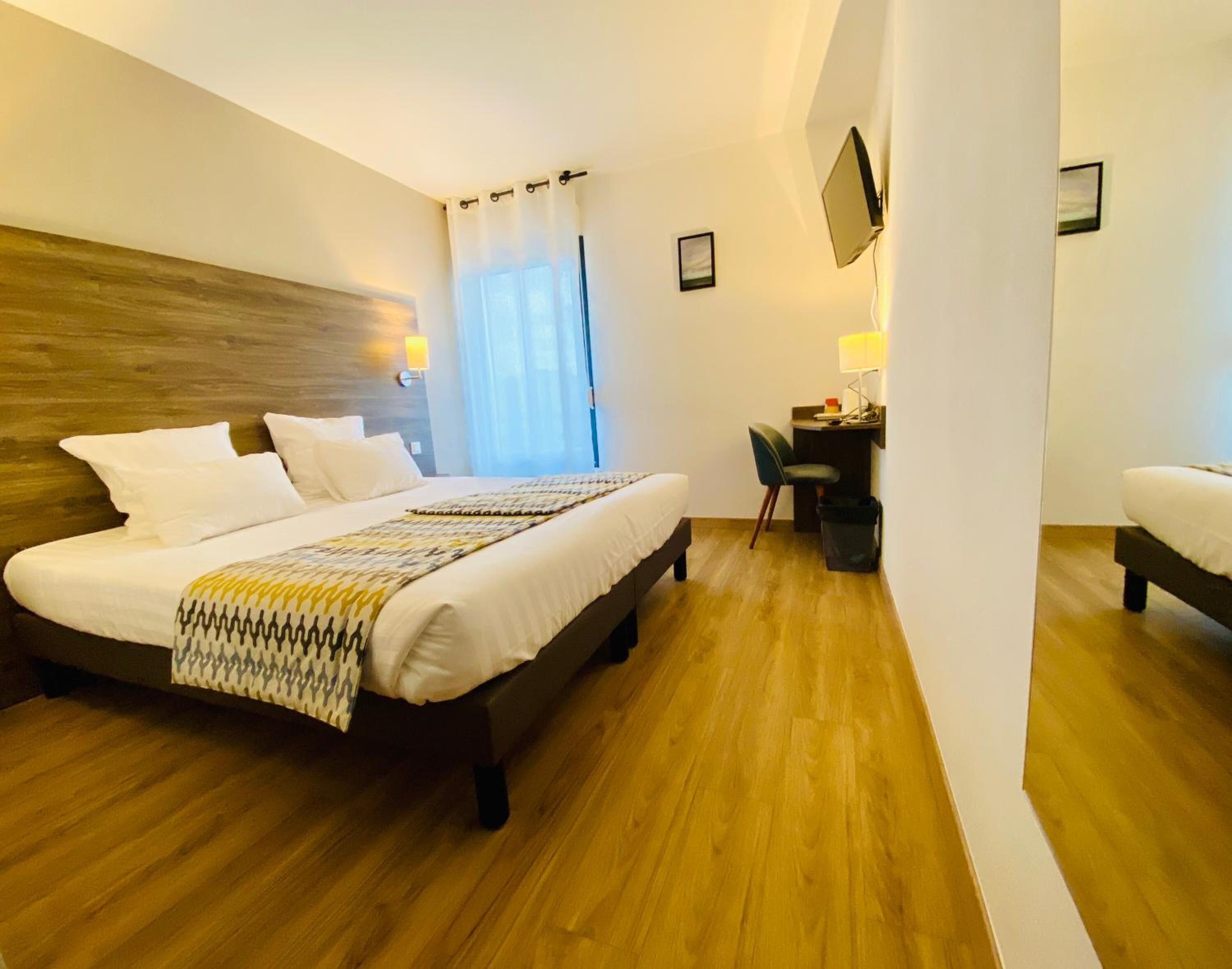 premium bedding, desk, soundproofing, iron/ironing board