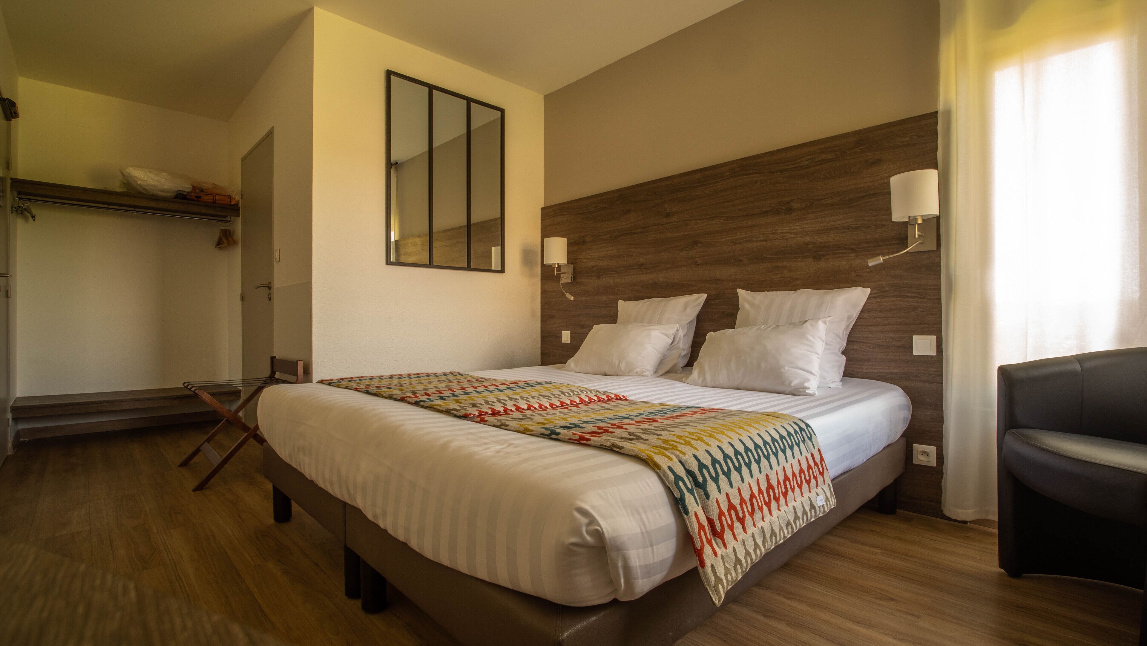 premium bedding, desk, soundproofing, iron/ironing board