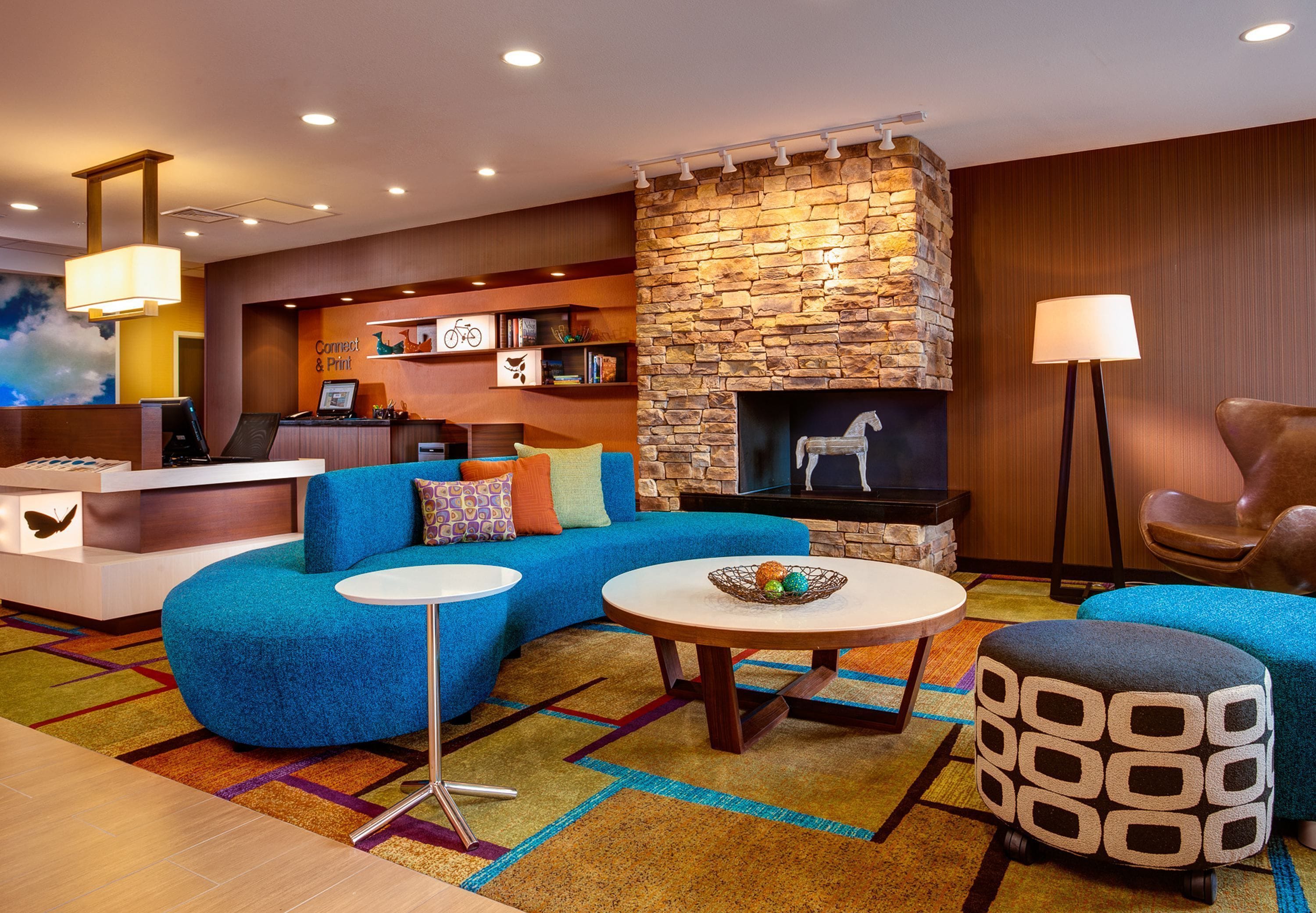 Lobby sitting area