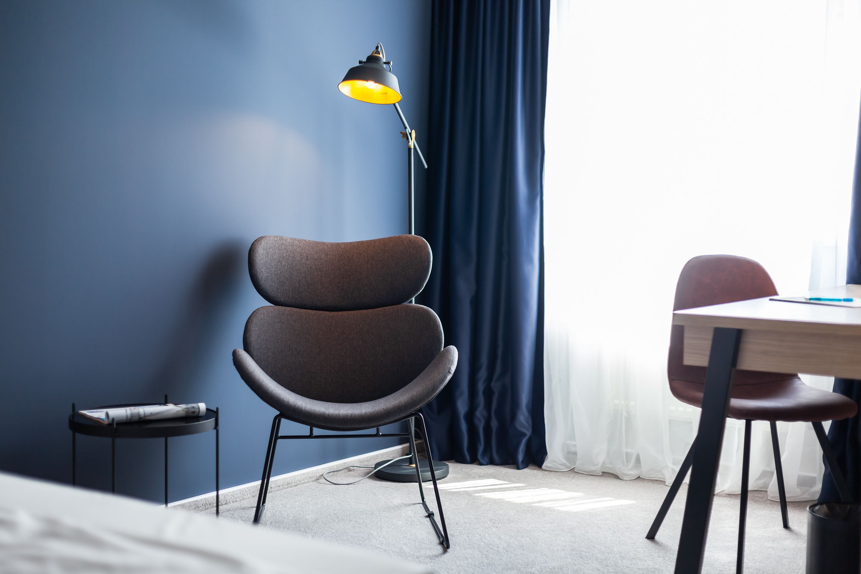 Habitació individual Comfort | Caixa forta a l&#x27;habitació i escriptori 