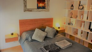 Studio – comfort, 1 dobbeltseng, tekjøkken | Italienske Frette-laken, sengetøy av topp kvalitet og dundyner