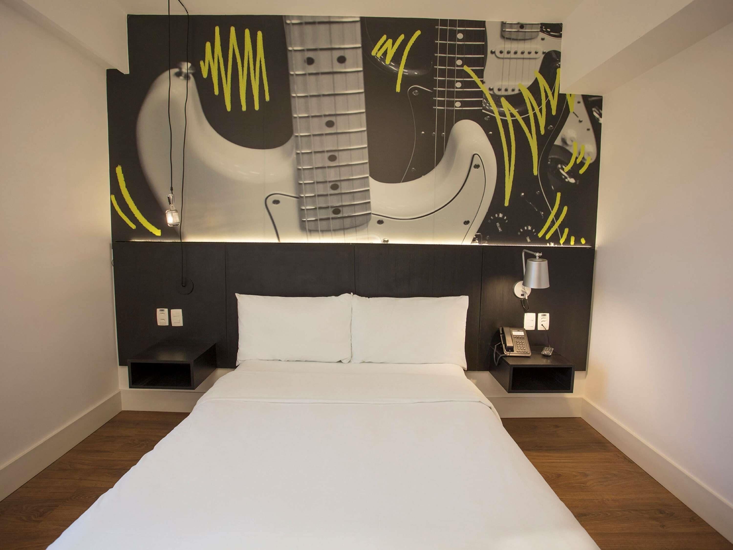 Chambre, 1 lit double, accessible aux personnes à mobilité réduite (Accessible)
