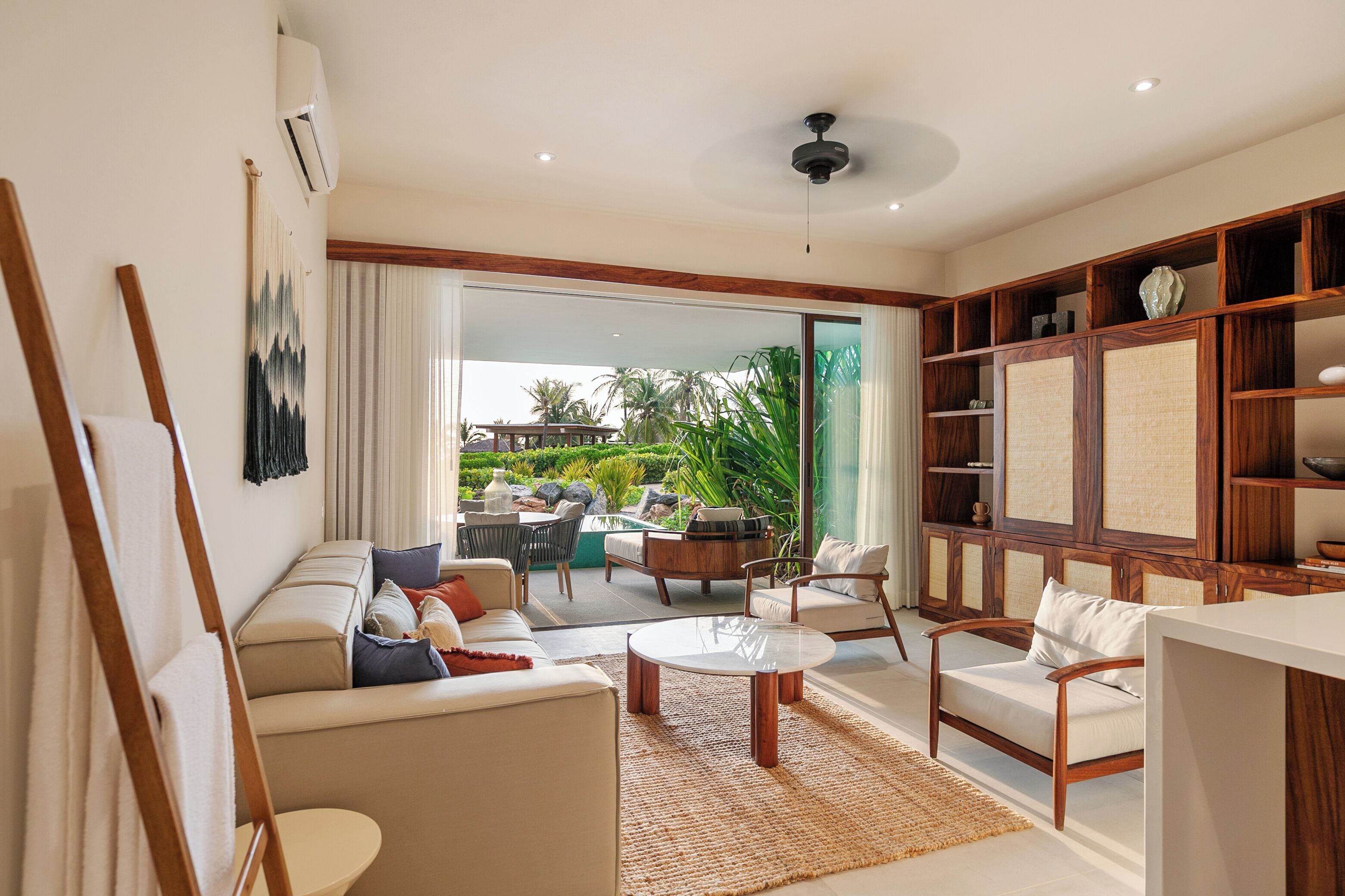 Villa, 1 Bedroom, Ocean View | Living area | Smart TV, streaming services