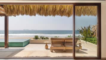 Penthouse, 3 chambres, en front de plage (3 Bedroom) | Terrasse/Patio